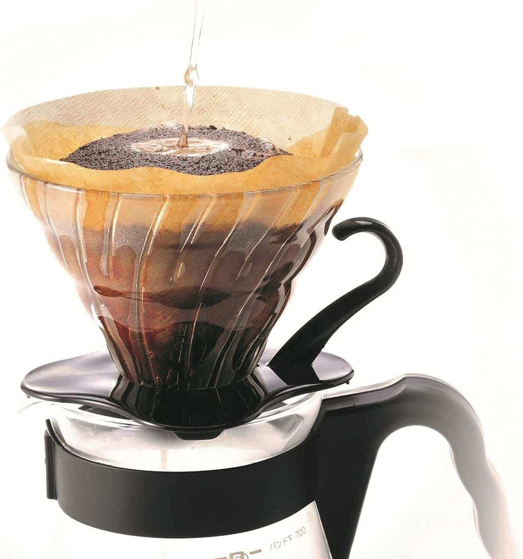 HARIO V60-02 Dripper (Glass Black)