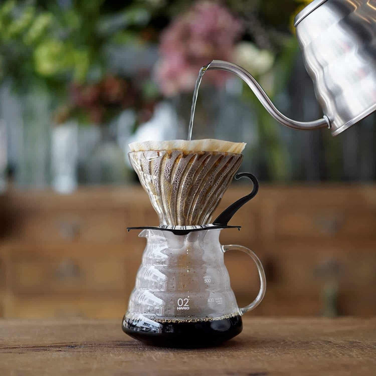 HARIO V60-02 Dripper (Glass Black)