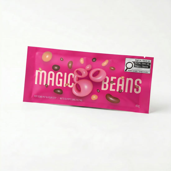 Magic Beans chocolate covered espresso beans package 49 g