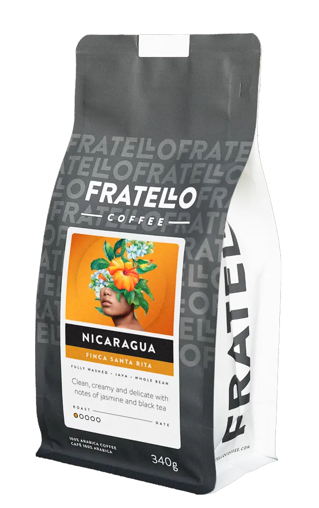 nicaragua finca santa rita coffee bag