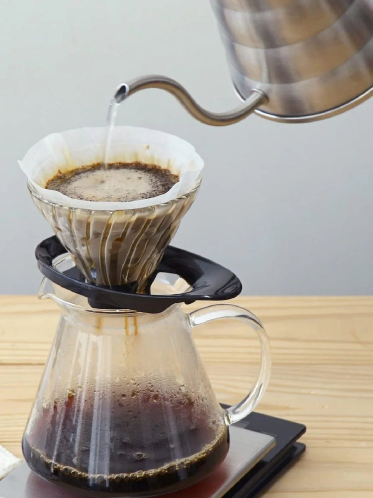 HARIO V60-02 Dripper (Glass Black)