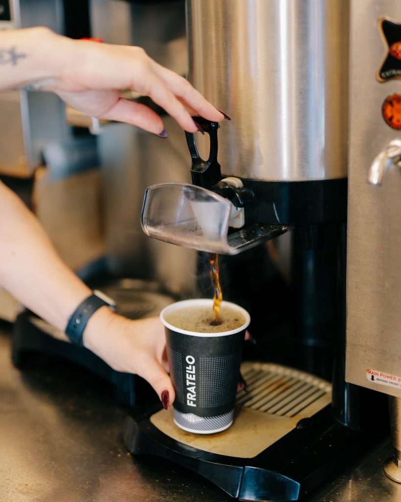 C48A1548 | Fratello Coffee Roasters Brewed coffee in thermal server