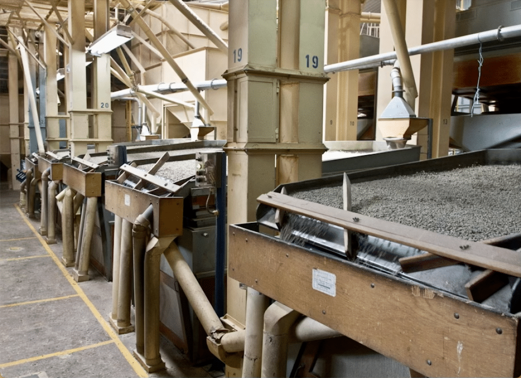 Density sorting machines